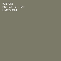 #7B7968 - Limed Ash Color Image
